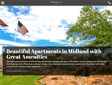 Tablet Screenshot of apartmentsatwaterfordlakes.com